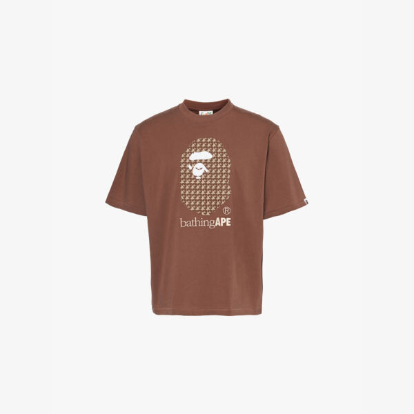 Футболка из хлопкового джерси с принтом логотипа «гусиная лапка» A Bathing Ape, коричневый
Футболка из хлопкового джерси с принтом логотипа «гусиная лапка» A Bathing Ape, коричневый