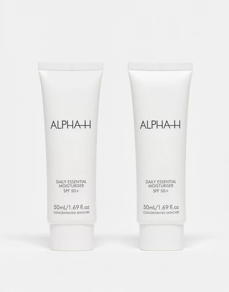 Alpha-H Daily Essential Moisturizer Duo SPF 50+ увлажняющий крем, 50 мл (скидка 21%), эксклюзивно для ASOS, Белый
Alpha-H Daily Essential Moisturizer Duo SPF 50+ увлажняющий крем, 50 мл (скидка 21%), эксклюзивно для ASOS, Белый