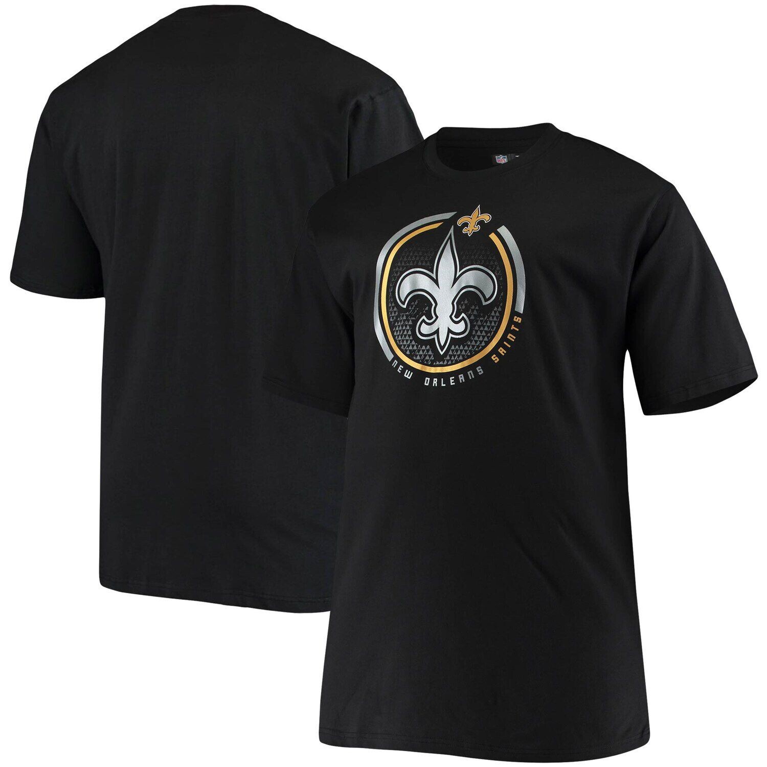 Мужская черная фирменная футболка New Orleans Saints Big & Tall Color Pop Fanatics, Черный
Мужская черная фирменная футболка New Orleans Saints Big & Tall Color Pop Fanatics, Черный