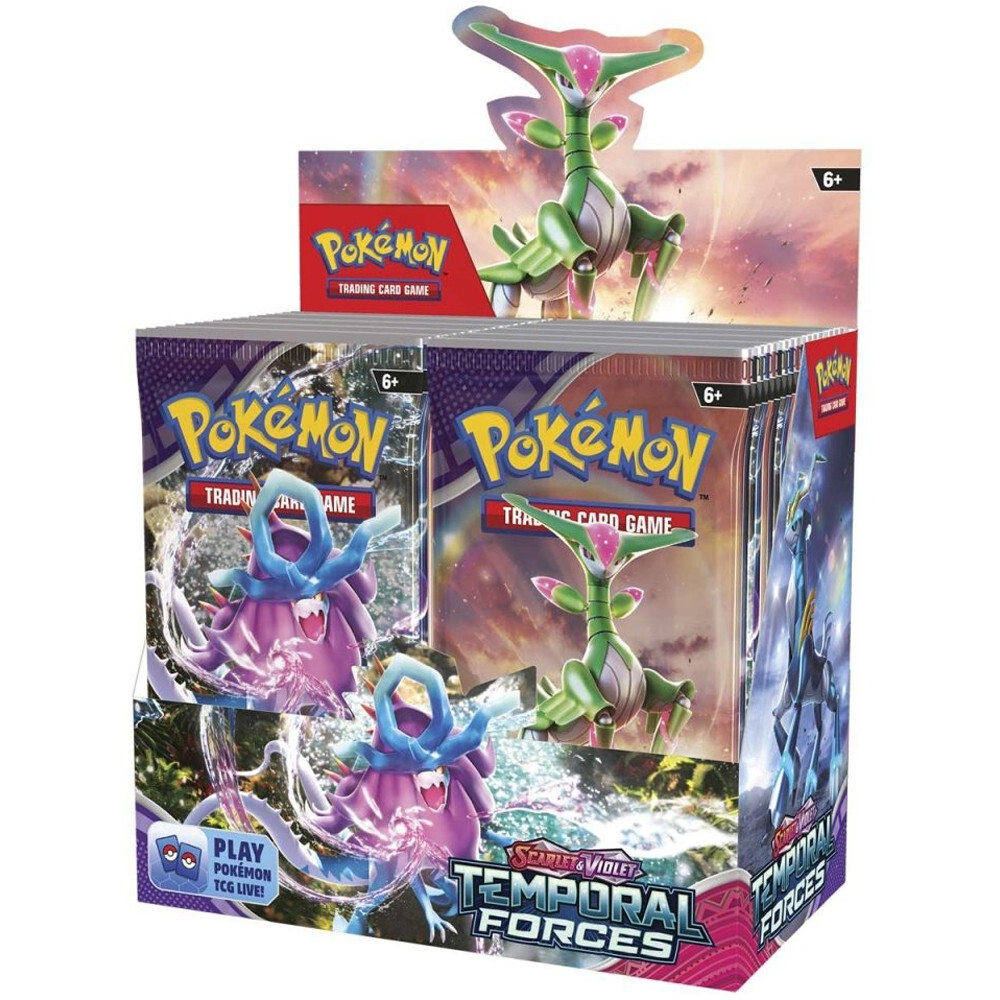 Карточная игра The Pokemon Company Int'l Pokemon TCG: Scarlet & Violet: Temporal Forces - Booster Box (36)
Карточная игра The Pokemon Company Int'l Pokemon TCG: Scarlet & Violet: Temporal Forces - Booster Box (36)