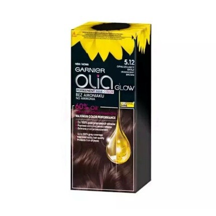 Перманентная краска для волос Olia Glow Переливающийся коричневый 5.12 100мл, Garnier
Перманентная краска для волос Olia Glow Переливающийся коричневый 5.12 100мл, Garnier