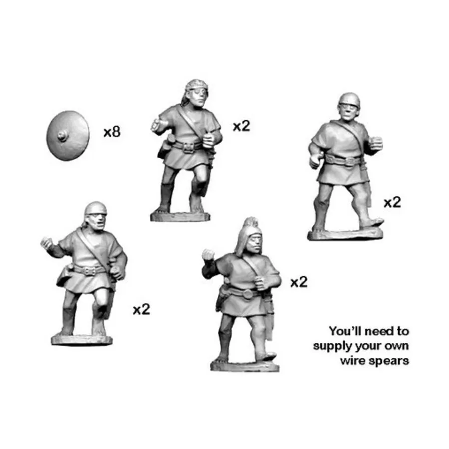 Испанский каэтрати с копьем, Historical Miniatures - Ancient - Spanish (28mm) (Crusader Miniatures)
Испанский каэтрати с копьем, Historical Miniatures - Ancient - Spanish (28mm) (Crusader Miniatures)