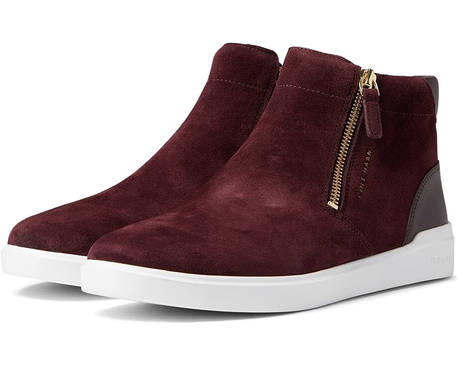 Кроссовки Cole Haan Grand Crosscourt Side Zip Sneaker, цвет Pinot Waterproof Suede
Кроссовки Cole Haan Grand Crosscourt Side Zip Sneaker, цвет Pinot Waterproof Suede