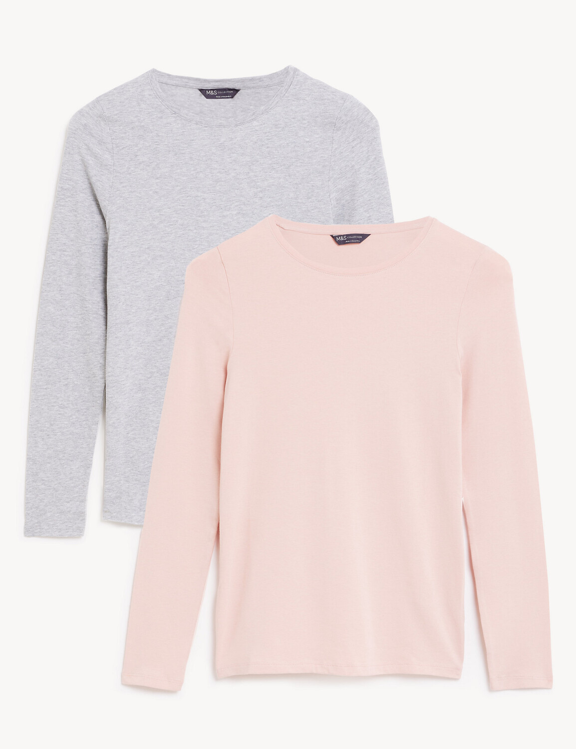 2 комплекта топов приталенного кроя с насыщенным хлопком Marks & Spencer, розовый микс
2 комплекта топов приталенного кроя с насыщенным хлопком Marks & Spencer, розовый микс