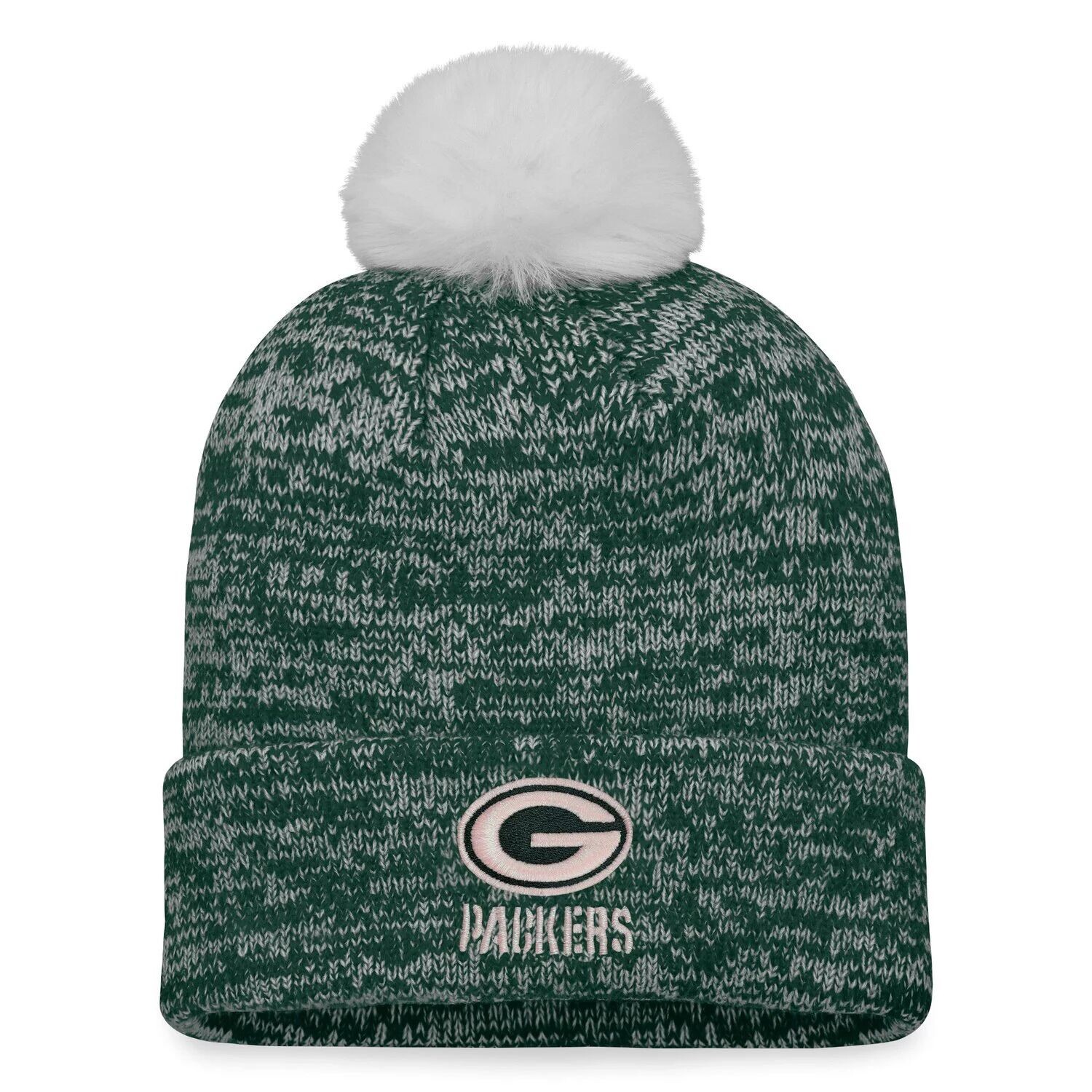 Женская зеленая фирменная шапка с манжетами и помпоном Green Bay Packers Green Bay Packers Fanatics
Женская зеленая фирменная шапка с манжетами и помпоном Green Bay Packers Green Bay Packers Fanatics