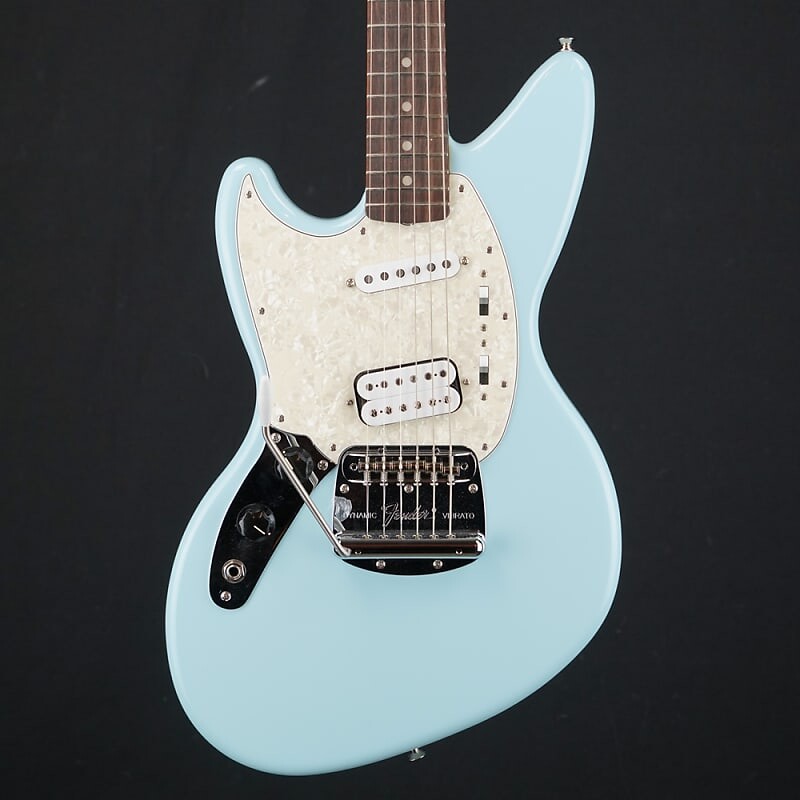 Электрогитара Kurt Cobain Jag-Stang Left-Hand, Rosewood Fingerboard, Sonic Blue
Электрогитара Kurt Cobain Jag-Stang Left-Hand, Rosewood Fingerboard, Sonic Blue