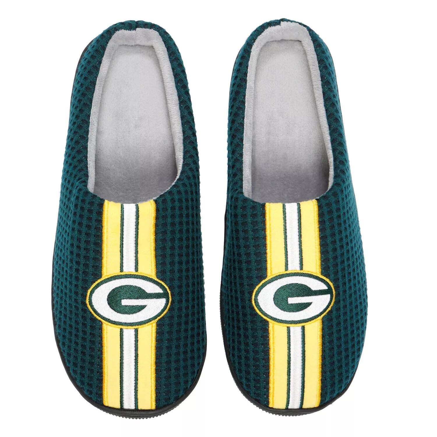 Мужские шлепанцы из пены с эффектом памяти FOCO Green Green Bay Packers Team Stripe
Мужские шлепанцы из пены с эффектом памяти FOCO Green Green Bay Packers Team Stripe