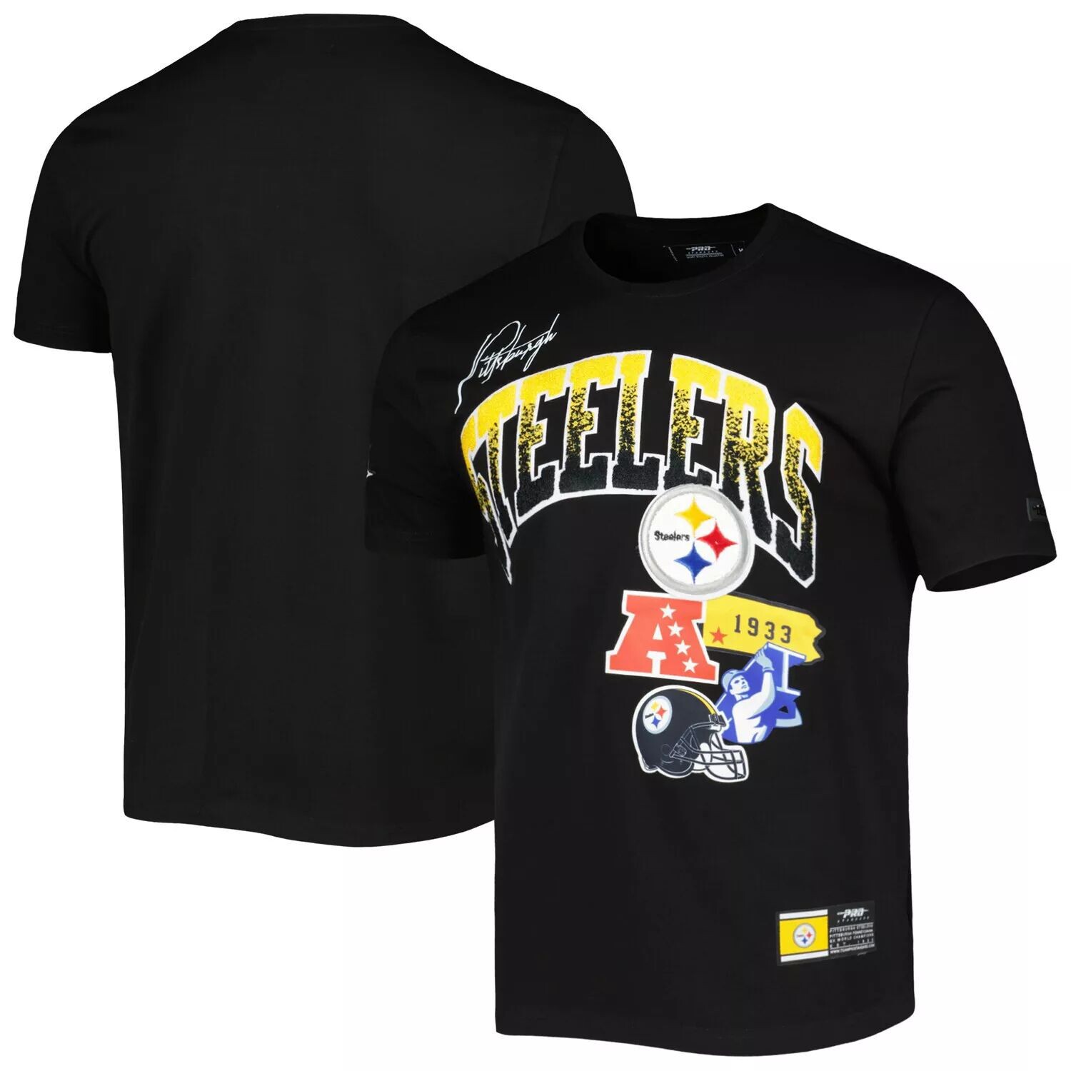 Мужская черная футболка Pro Standard Pittsburgh Steelers Hometown Collection, Черный
Мужская черная футболка Pro Standard Pittsburgh Steelers Hometown Collection, Черный