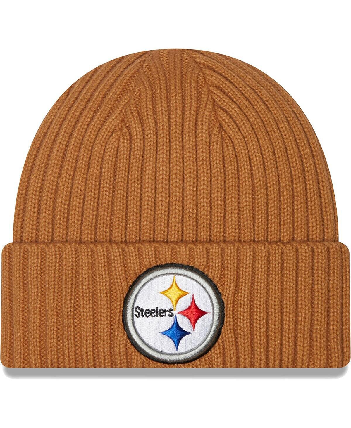 Мужская коричневая классическая вязаная шапка Pittsburgh Steelers Core с манжетами New Era
Мужская коричневая классическая вязаная шапка Pittsburgh Steelers Core с манжетами New Era
