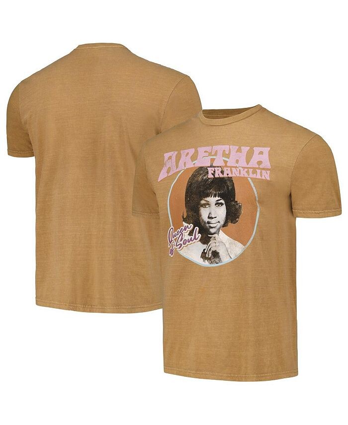 Мужская коричневая футболка с рисунком Aretha Franklin Philcos, коричневый
Мужская коричневая футболка с рисунком Aretha Franklin Philcos, коричневый