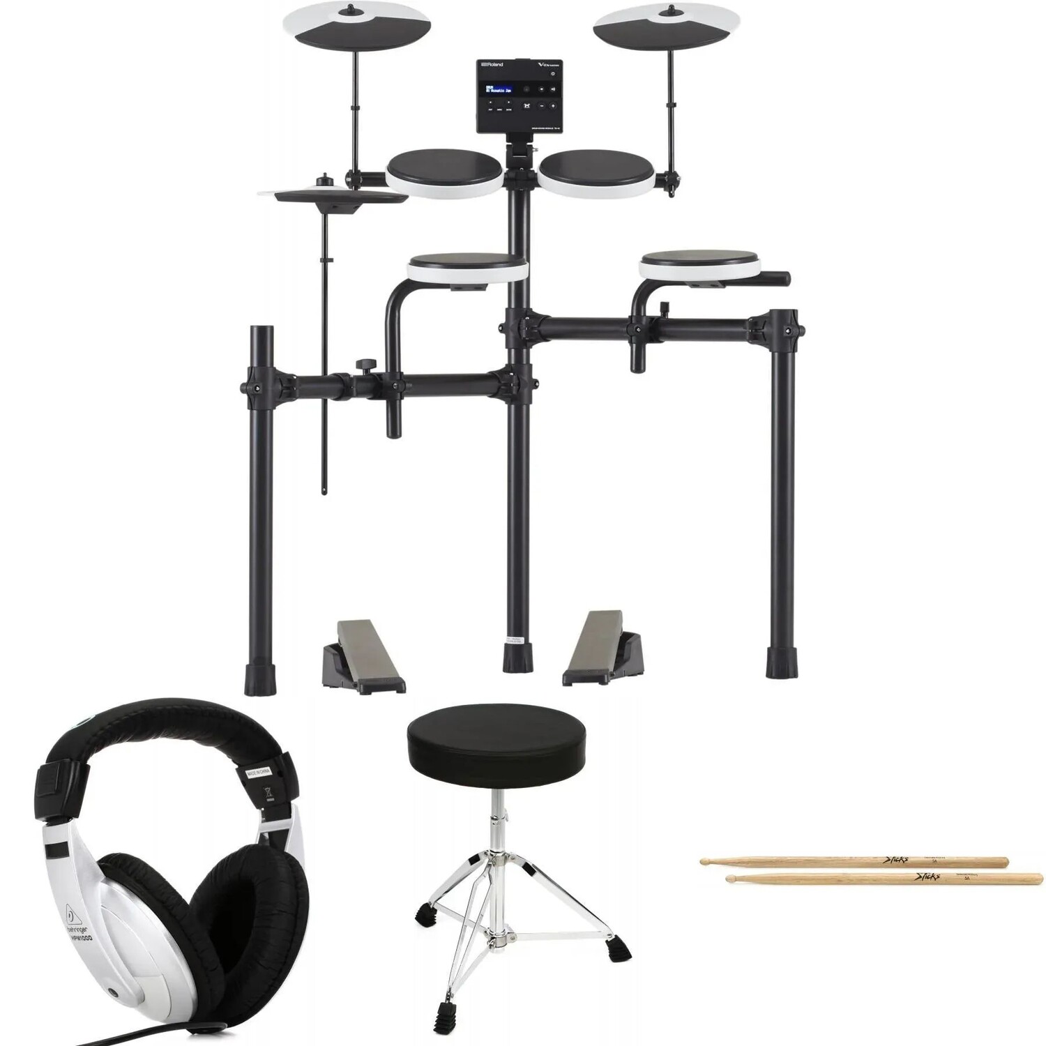 Roland V-Drums TD-02K Набор основных компонентов электронной ударной установки
Roland V-Drums TD-02K Набор основных компонентов электронной ударной установки