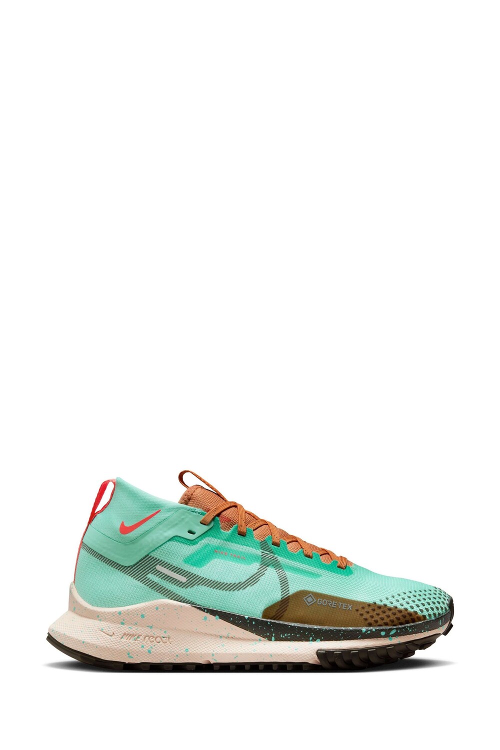 Водонепроницаемые кроссовки для бега React Pegasus Trail 4 GORETEX Nike, зеленый
Водонепроницаемые кроссовки для бега React Pegasus Trail 4 GORETEX Nike, зеленый