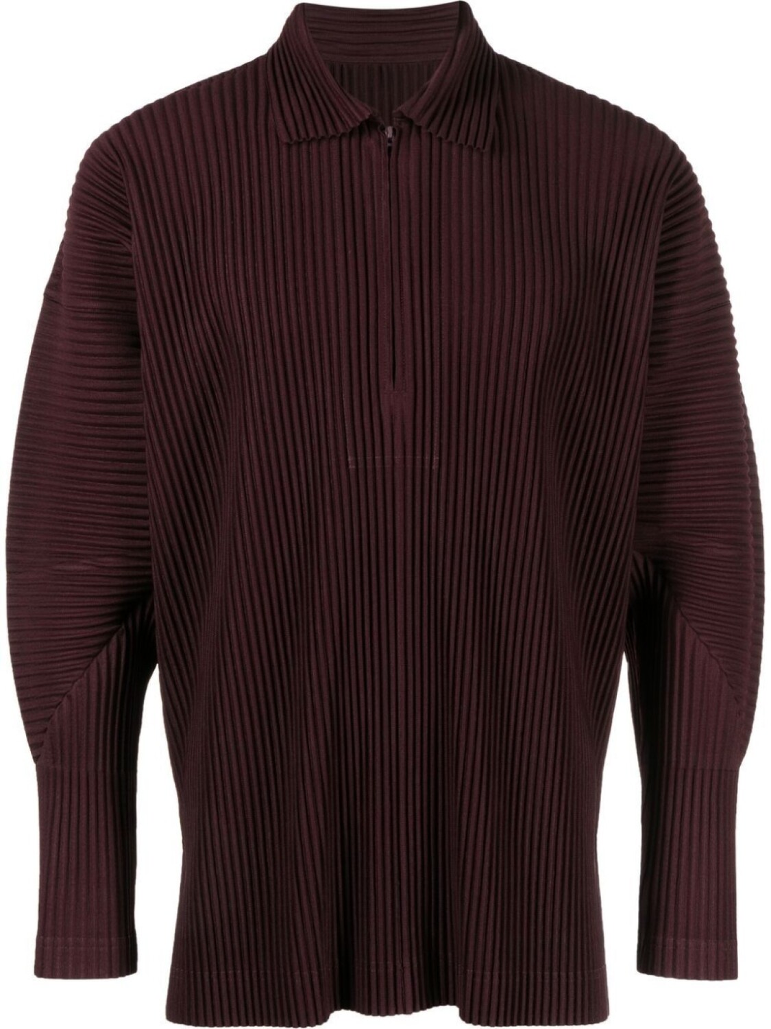 Homme Plissé Issey Miyake плиссированная рубашка поло с длинными рукавами, красный
Homme Plissé Issey Miyake плиссированная рубашка поло с длинными рукавами, красный