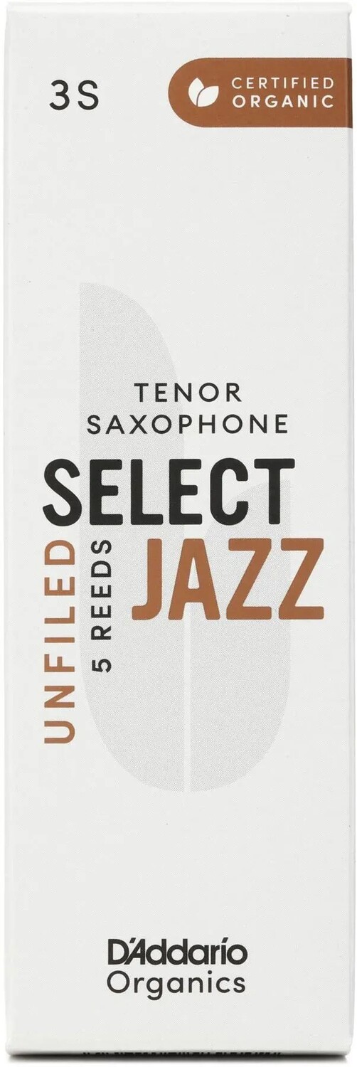 D'Addario Organics Select Jazz Необшитые трости для тенор-саксофона — 3 мягких (5 шт.)
D'Addario Organics Select Jazz Необшитые трости для тенор-саксофона — 3 мягких (5 шт.)