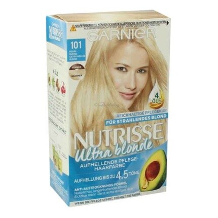 Крем-краска для волос Nutrisse 101 Жемчужный блондин Экстра светлый блондин, Garnier
Крем-краска для волос Nutrisse 101 Жемчужный блондин Экстра светлый блондин, Garnier