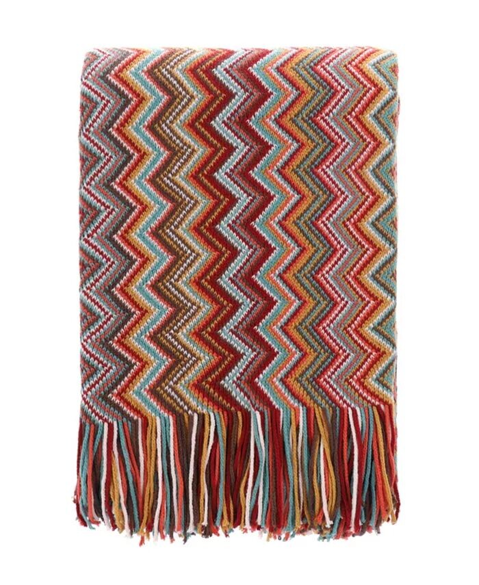 Декоративное плед с разноцветным шевронным узором, 60 x 50 дюймов Happycare Textiles, розовый
Декоративное плед с разноцветным шевронным узором, 60 x 50 дюймов Happycare Textiles, розовый