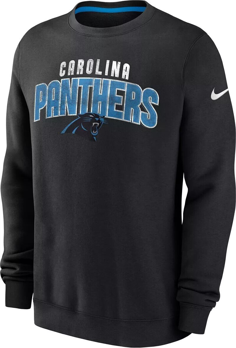 Черная мужская толстовка с круглым вырезом Nike Carolina Panthers Rewind Shout Shout
Черная мужская толстовка с круглым вырезом Nike Carolina Panthers Rewind Shout Shout