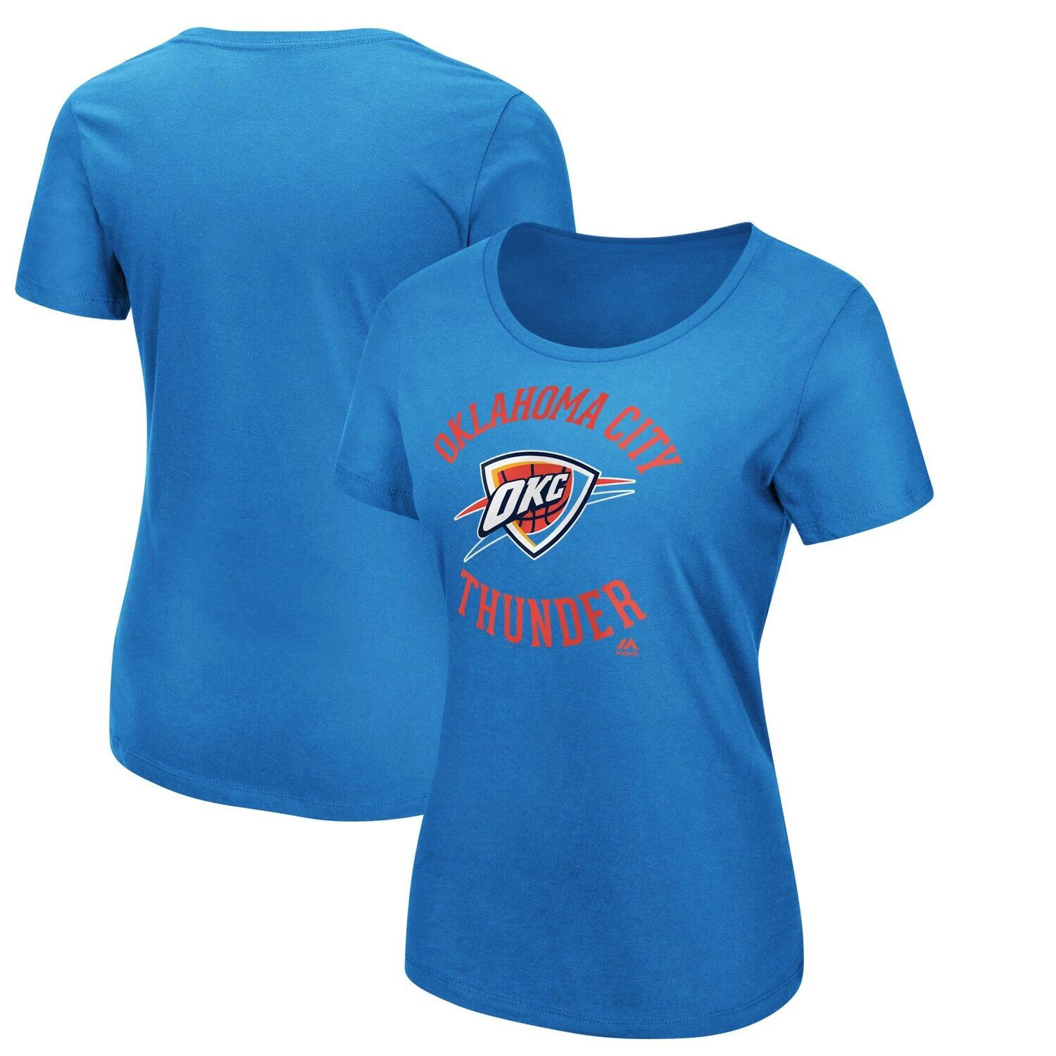 Женская синяя футболка Majestic Oklahoma City Thunder The Main Thing Majestic, Синий
Женская синяя футболка Majestic Oklahoma City Thunder The Main Thing Majestic, Синий