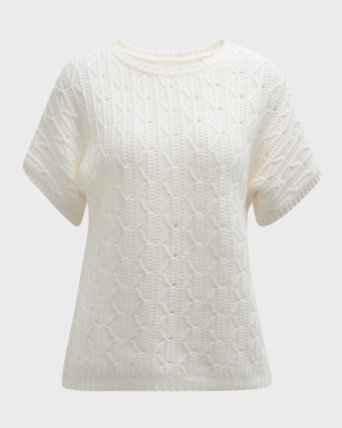 Кашемировый жилет из косичной ткани Neiman Marcus Cashmere Collection, цвет Winter White
Кашемировый жилет из косичной ткани Neiman Marcus Cashmere Collection, цвет Winter White
