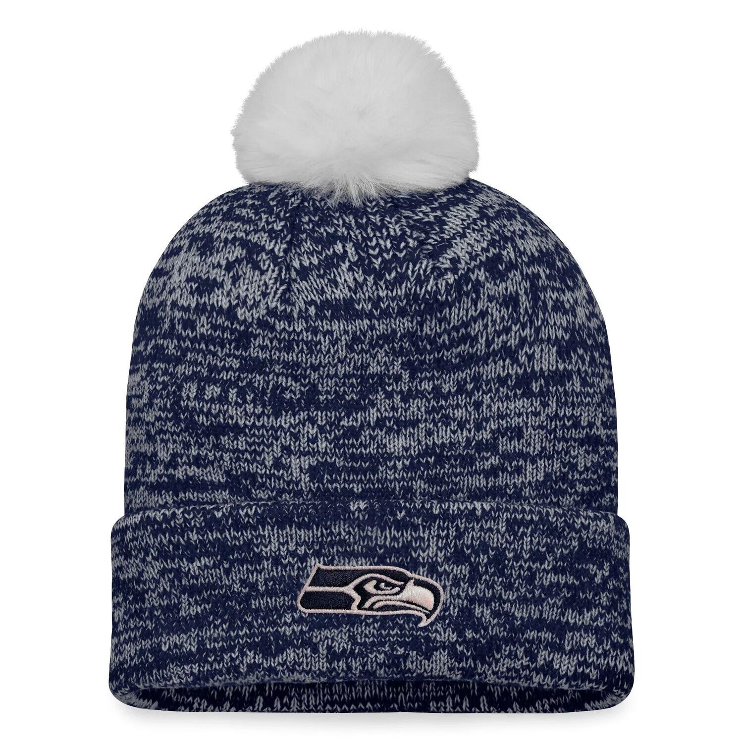 Женская темно-синяя фирменная шапка Fanatics Seattle Seahawks с манжетами и помпоном Fanatics
Женская темно-синяя фирменная шапка Fanatics Seattle Seahawks с манжетами и помпоном Fanatics