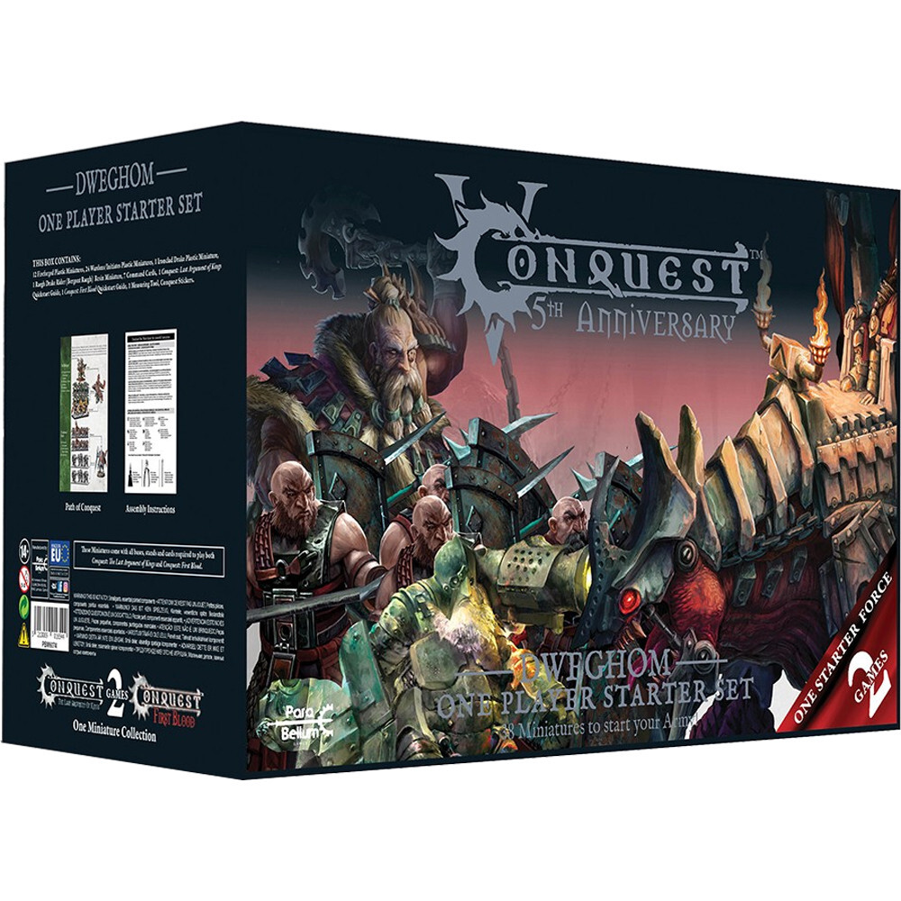 Миниатюра Para Bellum Wargames Conquest: Dweghom - 5th Anniversary Supercharged Starter Set
Миниатюра Para Bellum Wargames Conquest: Dweghom - 5th Anniversary Supercharged Starter Set