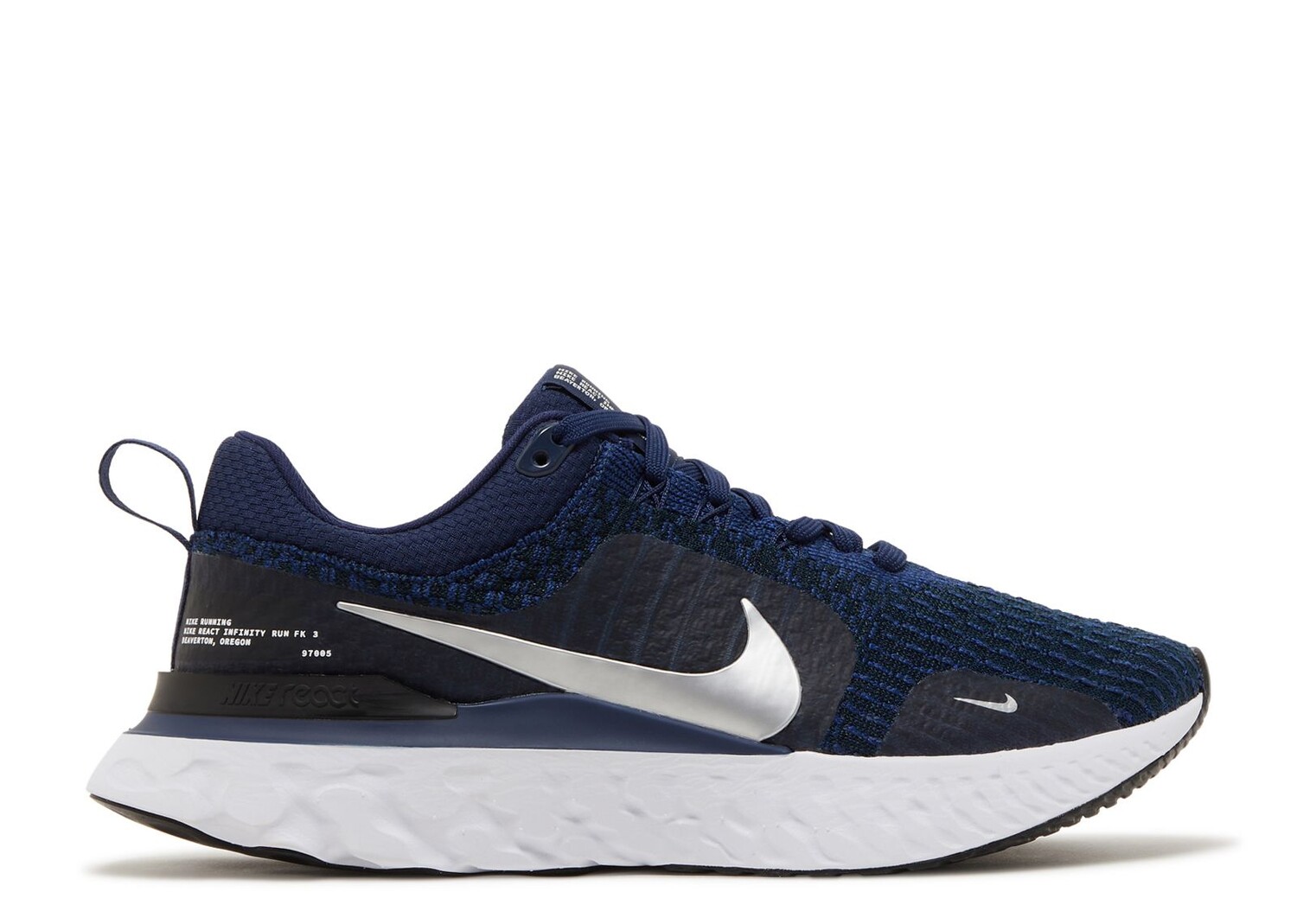 Кроссовки Nike React Infinity Run Flyknit 3 'College Navy Metallic Silver', синий
Кроссовки Nike React Infinity Run Flyknit 3 'College Navy Metallic Silver', синий