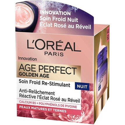 L'Oreal Paris Age Perfect Золотой век ночной крем 50 мл - против провисания и сияния для зрелой кожи, L'Oreal
L'Oreal Paris Age Perfect Золотой век ночной крем 50 мл - против провисания и сияния для зрелой кожи, L'Oreal