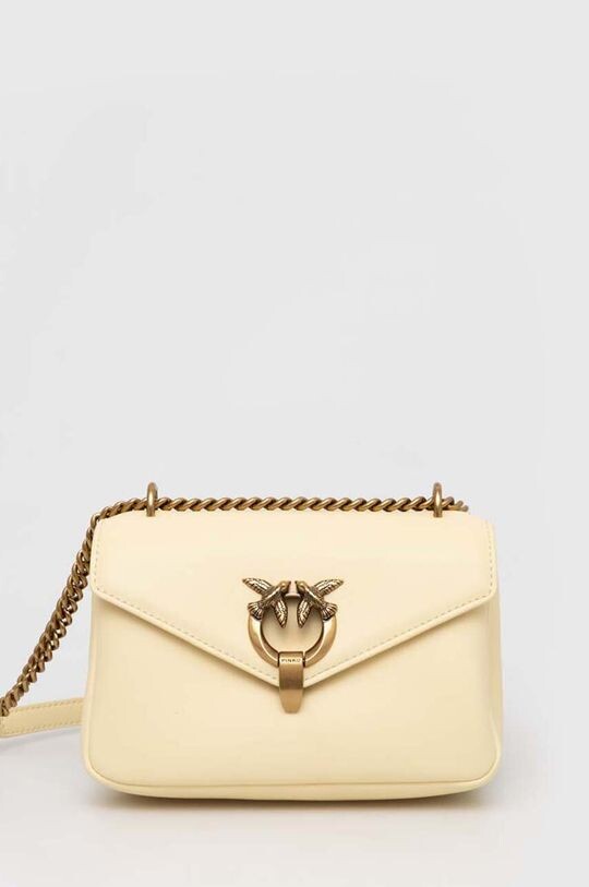 Кожаная сумка Pinko, желтый
Кожаная сумка Pinko, желтый