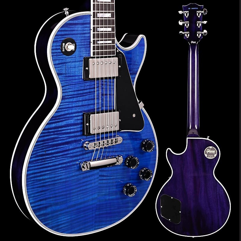 Электрогитара Gibson Les Paul Custom Figured, HAND SELECTED TOP Translucent Blue Gloss, Nickel Hw 9lbs 10.7oz
Электрогитара Gibson Les Paul Custom Figured, HAND SELECTED TOP Translucent Blue Gloss, Nickel Hw 9lbs 10.7oz