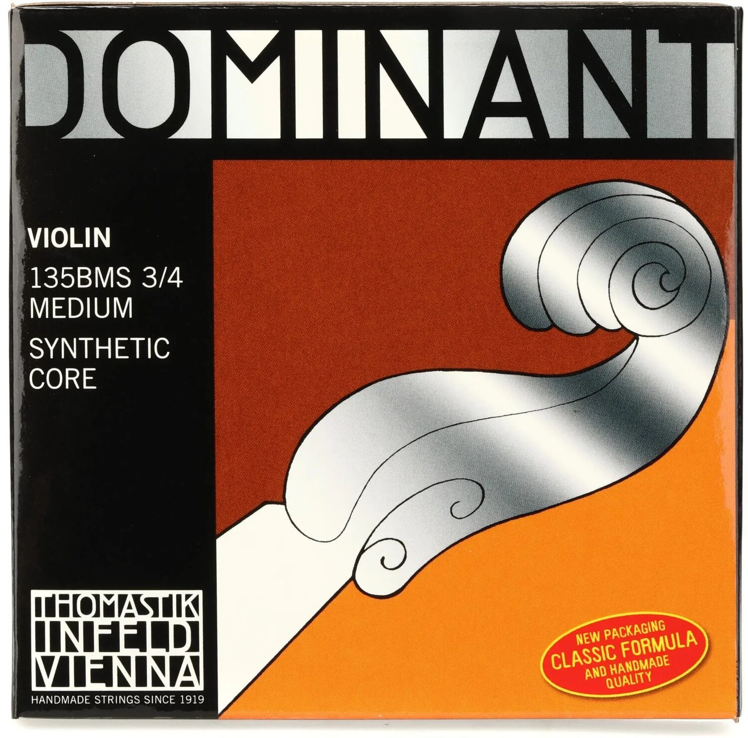 Набор струн для скрипки Thomastik-Infeld 135 Dominant, размер 3/4, со стальным наконечником E
Набор струн для скрипки Thomastik-Infeld 135 Dominant, размер 3/4, со стальным наконечником E