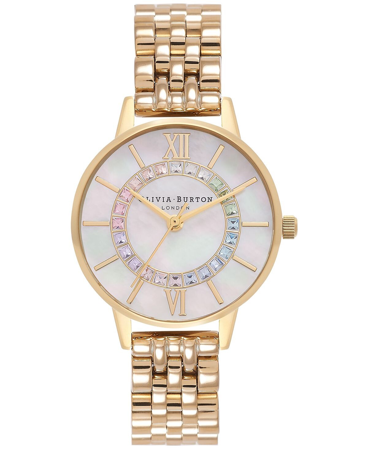 Женские часы Wonderland с золотистым браслетом из нержавеющей стали, 30 мм Olivia Burton, золотой
Женские часы Wonderland с золотистым браслетом из нержавеющей стали, 30 мм Olivia Burton, золотой