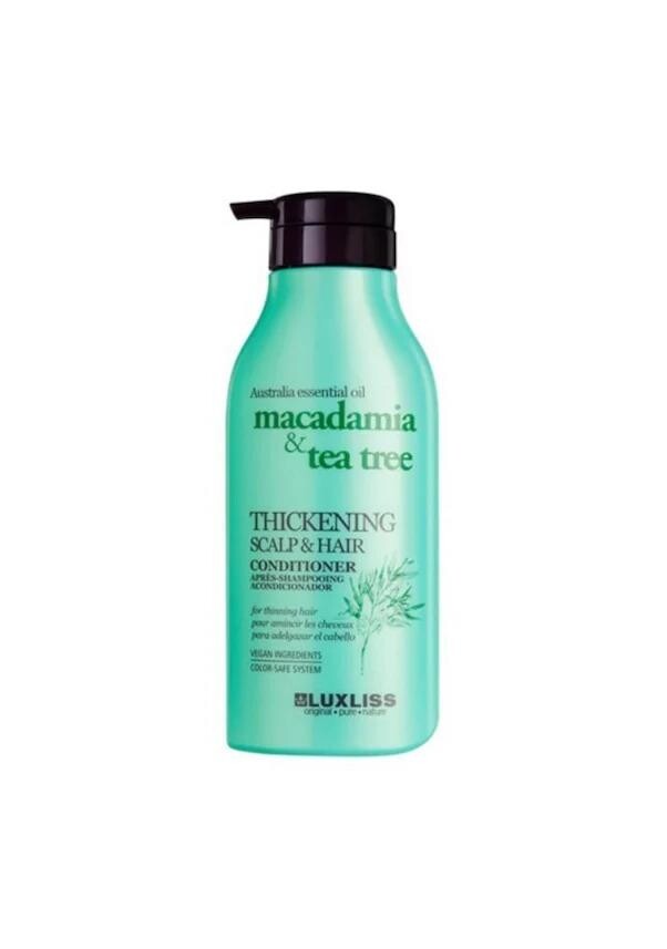 Luxliss Thickening Macadamia Tea Tree Утолщающий бальзам для волос с экстрактом чайного дерева 500 мл
Luxliss Thickening Macadamia Tea Tree Утолщающий бальзам для волос с экстрактом чайного дерева 500 мл