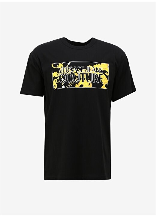 Черная мужская футболка с круглым вырезом 75GAHE01CJ00EG89 Versace Jeans Couture, черный
Черная мужская футболка с круглым вырезом 75GAHE01CJ00EG89 Versace Jeans Couture, черный