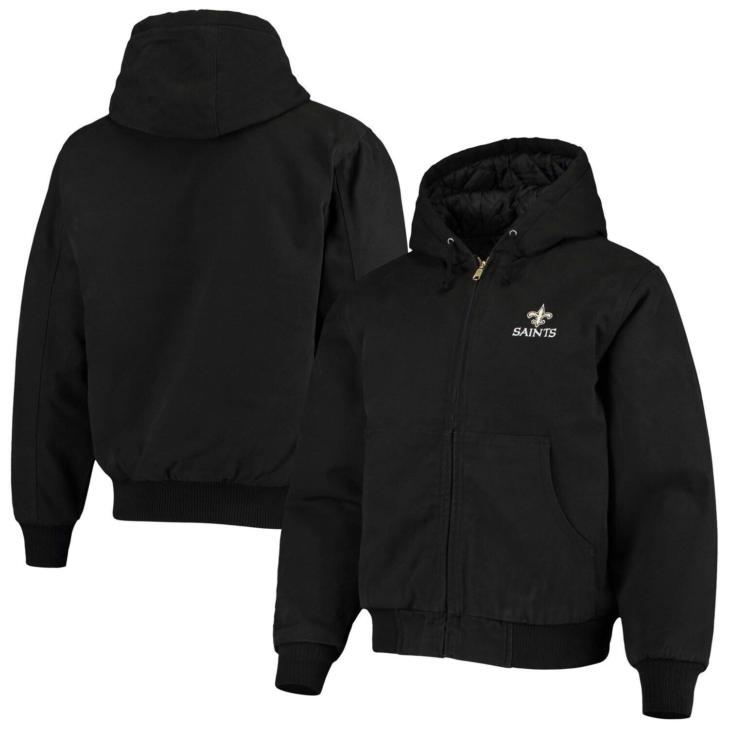Мужская черная хлопковая парусиновая куртка с капюшоном Dunbrooke New Orleans Saints Dakota, Черный
Мужская черная хлопковая парусиновая куртка с капюшоном Dunbrooke New Orleans Saints Dakota, Черный
