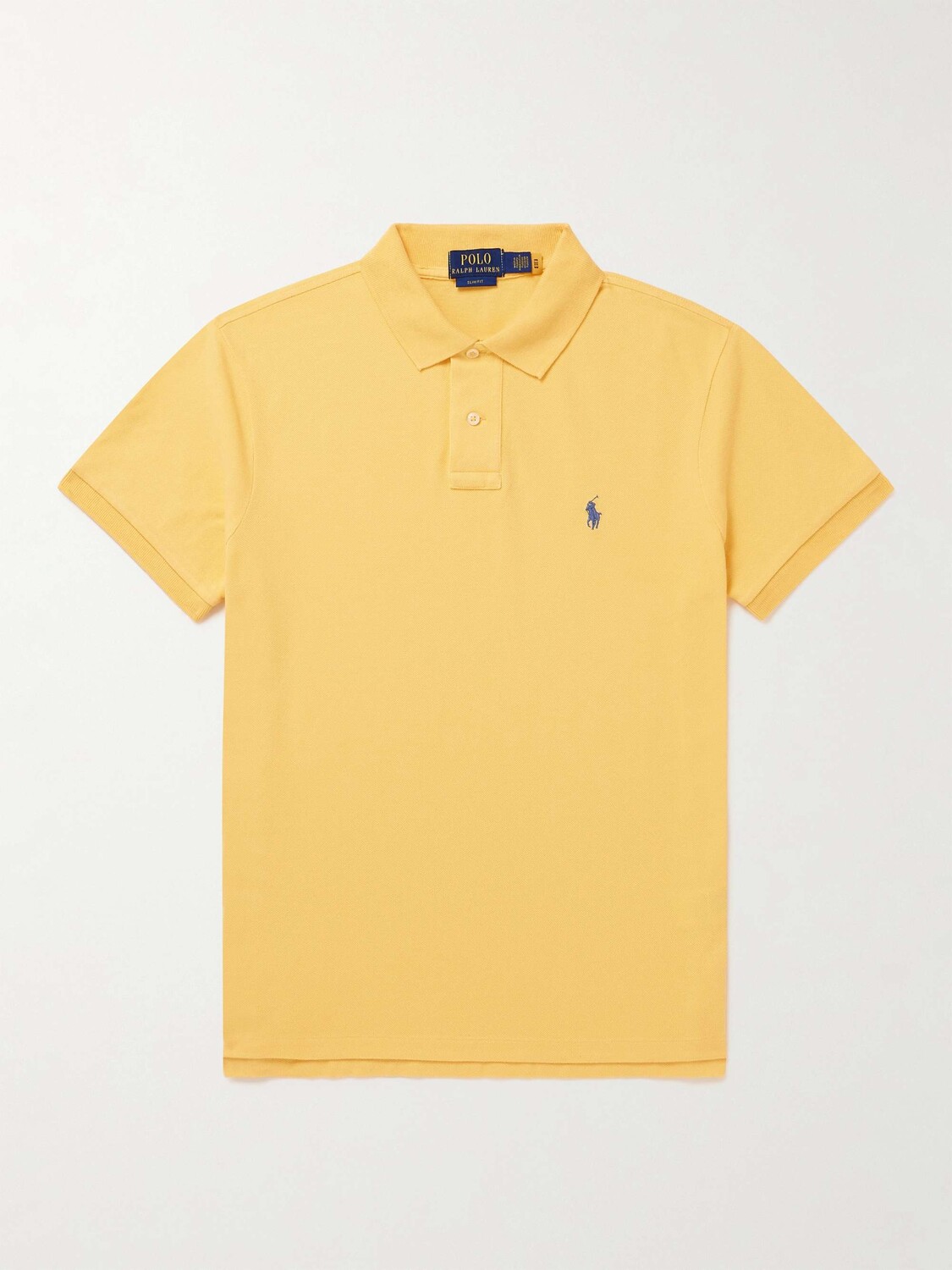 Рубашка поло облегающего кроя с вышитым логотипом и хлопковым пике POLO RALPH LAUREN, желтый
Рубашка поло облегающего кроя с вышитым логотипом и хлопковым пике POLO RALPH LAUREN, желтый