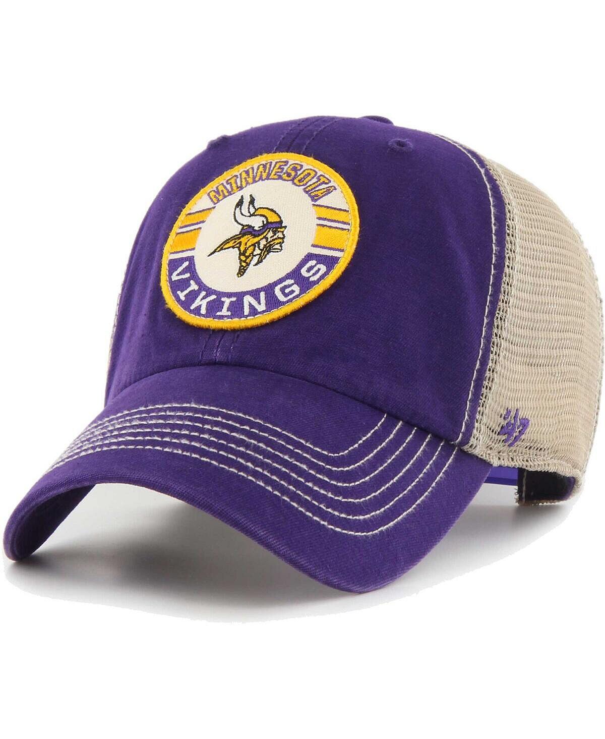 Мужская фиолетовая натуральная регулируемая кепка Minnesota Vikings Notch Trucker Clean Up '47 Brand
Мужская фиолетовая натуральная регулируемая кепка Minnesota Vikings Notch Trucker Clean Up '47 Brand