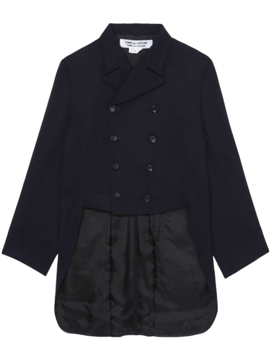 Comme Des Garçons Comme Des Garçons двубортный блейзер с заостренными лацканами, черный
Comme Des Garçons Comme Des Garçons двубортный блейзер с заостренными лацканами, черный
