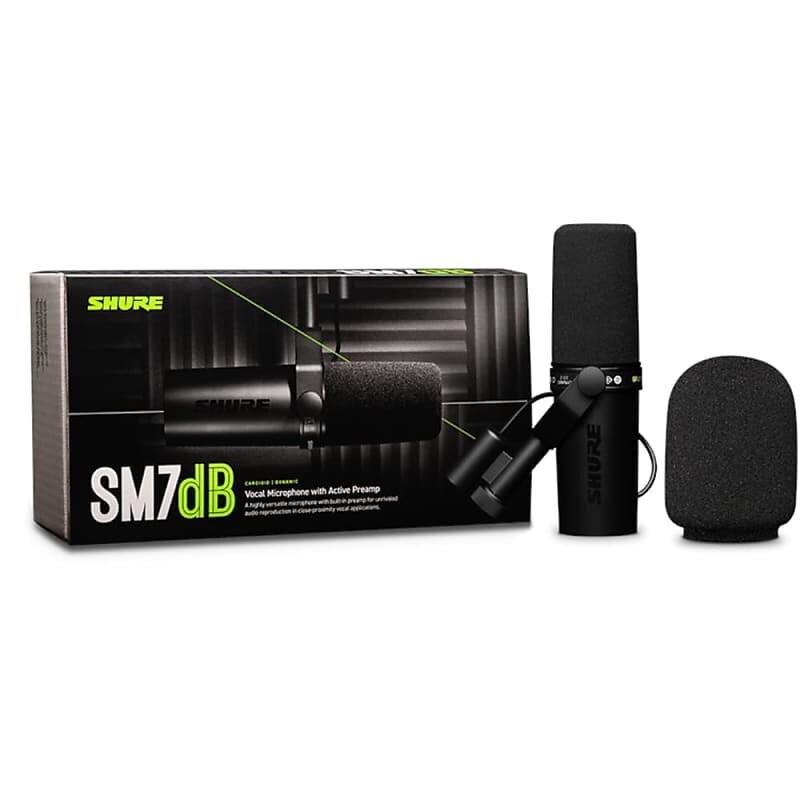Динамический микрофон Shure SM7dB Cardioid Dynamic Microphone with Built-In Preamp
Динамический микрофон Shure SM7dB Cardioid Dynamic Microphone with Built-In Preamp