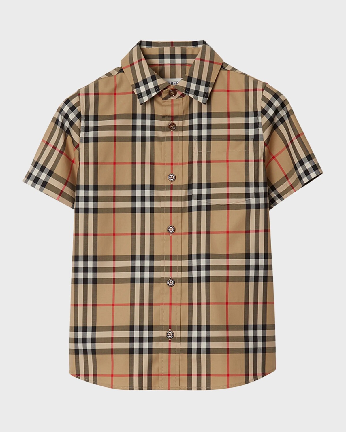 Рубашка в клетку Owen Vintage для мальчиков с короткими рукавами Burberry, цвет Archive Beige Check
Рубашка в клетку Owen Vintage для мальчиков с короткими рукавами Burberry, цвет Archive Beige Check