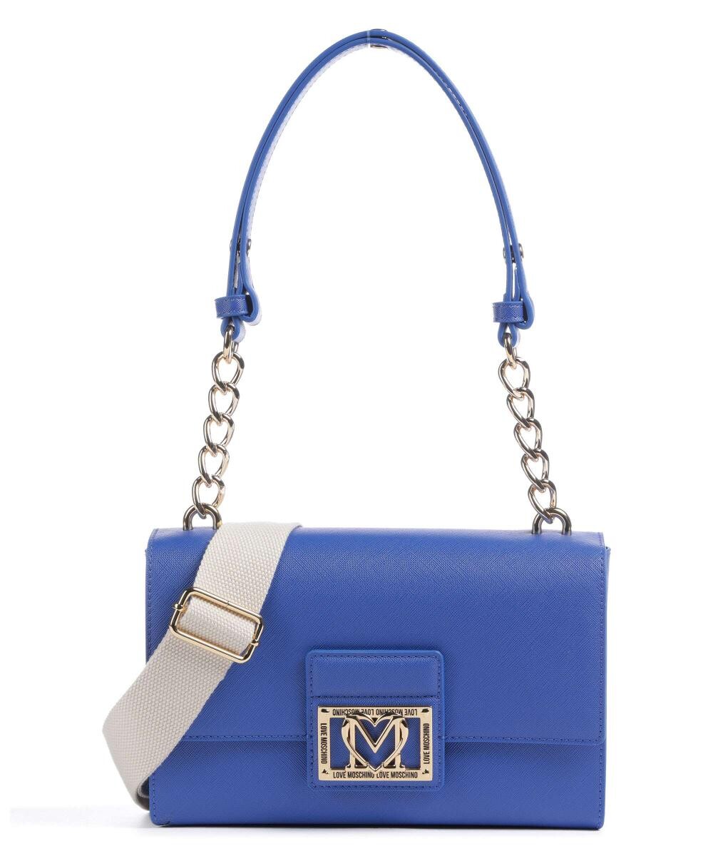 Повседневная шикарная сумка через плечо из искусственной кожи Love Moschino, синий
Повседневная шикарная сумка через плечо из искусственной кожи Love Moschino, синий