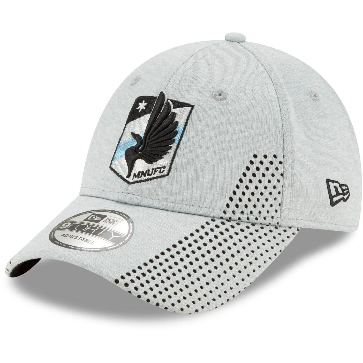 Мужская регулируемая кепка New Era Grey Minnesota United FC Shadow Dot Tech 9FORTY
Мужская регулируемая кепка New Era Grey Minnesota United FC Shadow Dot Tech 9FORTY