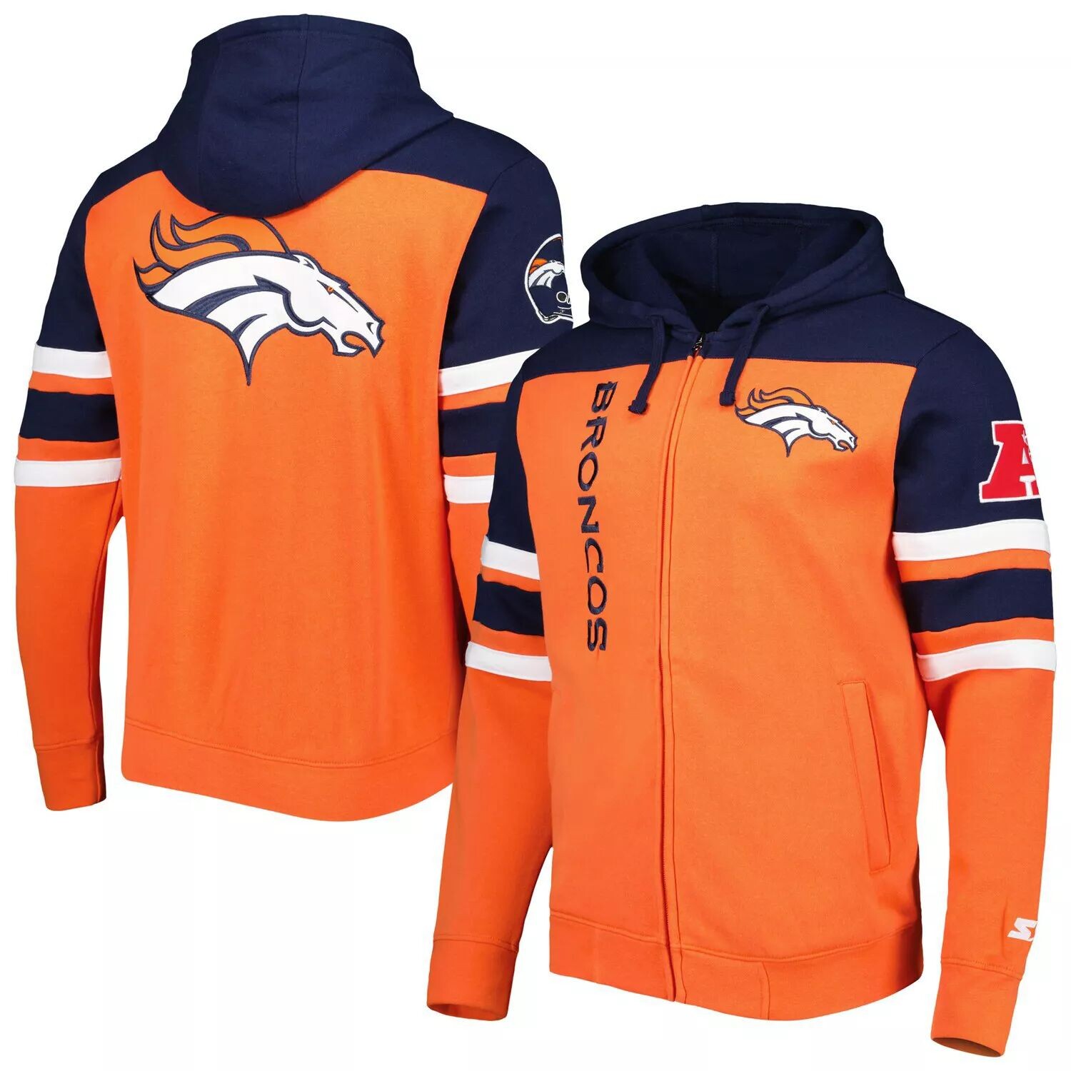 Мужская оранжевая куртка с капюшоном и молнией во всю длину Denver Broncos Extreme Starter, Оранжевый
Мужская оранжевая куртка с капюшоном и молнией во всю длину Denver Broncos Extreme Starter, Оранжевый