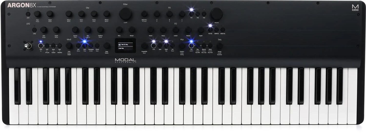 Modal Electronics Argon8X 61-клавишный 8-голосный полифонический таблично-волновой синтезатор
Modal Electronics Argon8X 61-клавишный 8-голосный полифонический таблично-волновой синтезатор