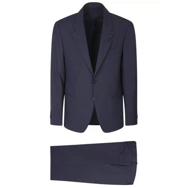 Костюм blue wool suit Lardini, синий
Костюм blue wool suit Lardini, синий