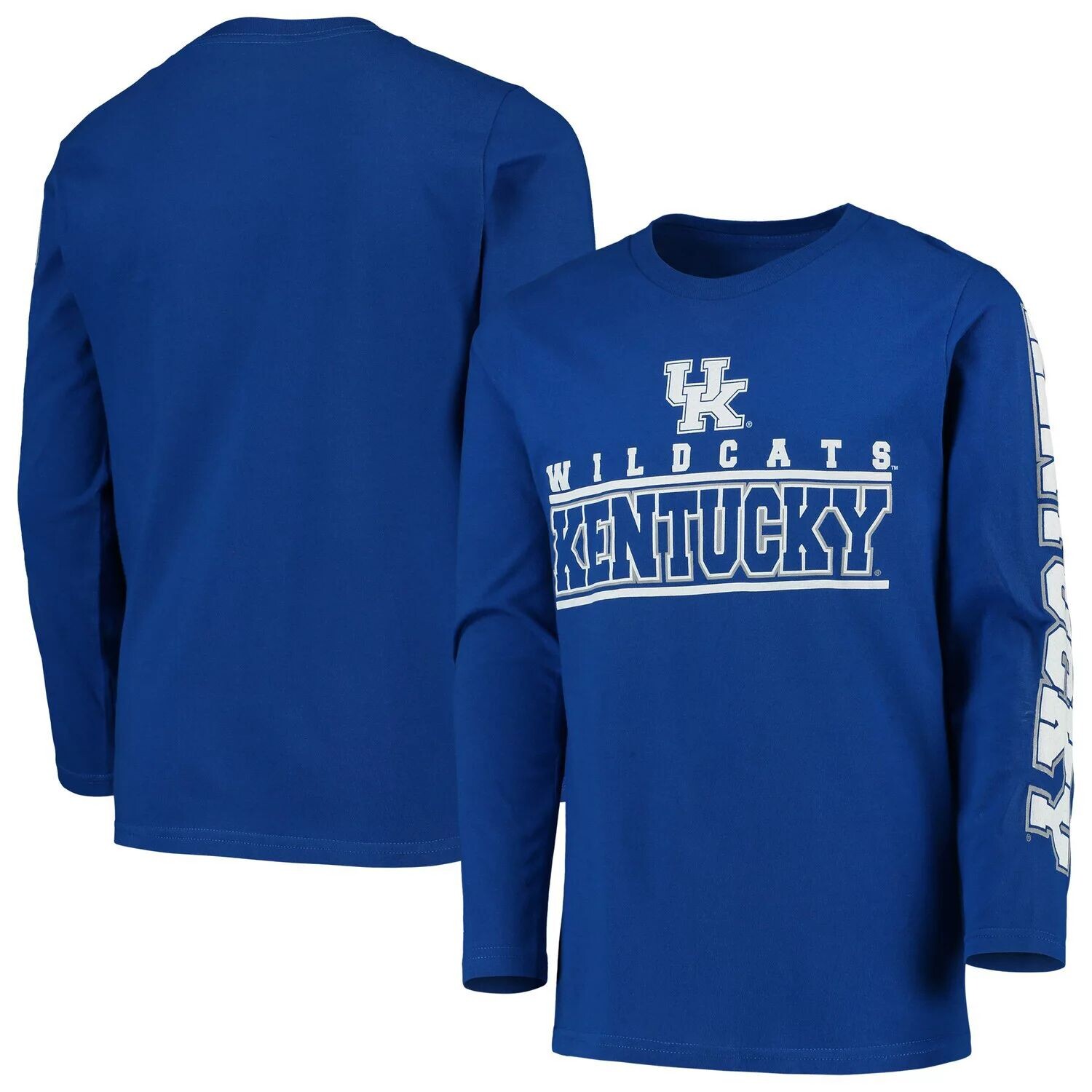 Молодежная футболка Royal Kentucky Wildcats Transition Two-Hit с длинными рукавами Outerstuff
Молодежная футболка Royal Kentucky Wildcats Transition Two-Hit с длинными рукавами Outerstuff