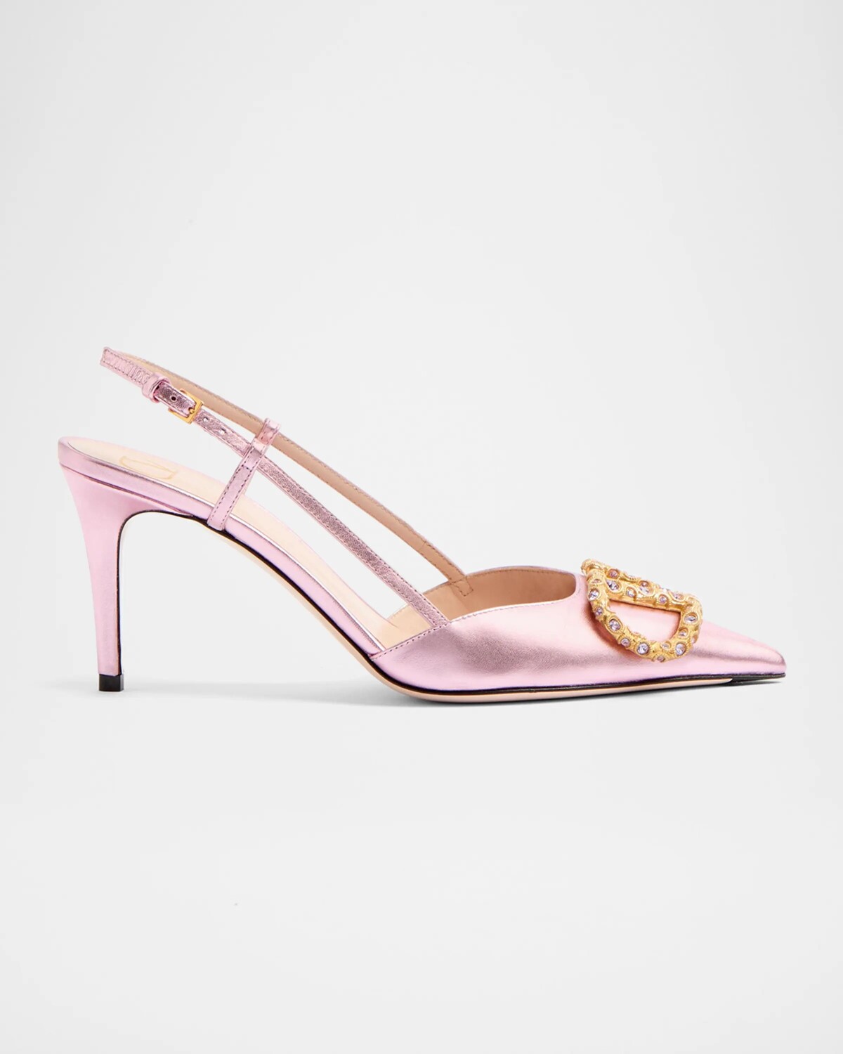 Туфли-лодочки с металлизированной пяткой на пятке VLogo Medallion Valentino Garavani, цвет Giancinto/Violet
Туфли-лодочки с металлизированной пяткой на пятке VLogo Medallion Valentino Garavani, цвет Giancinto/Violet