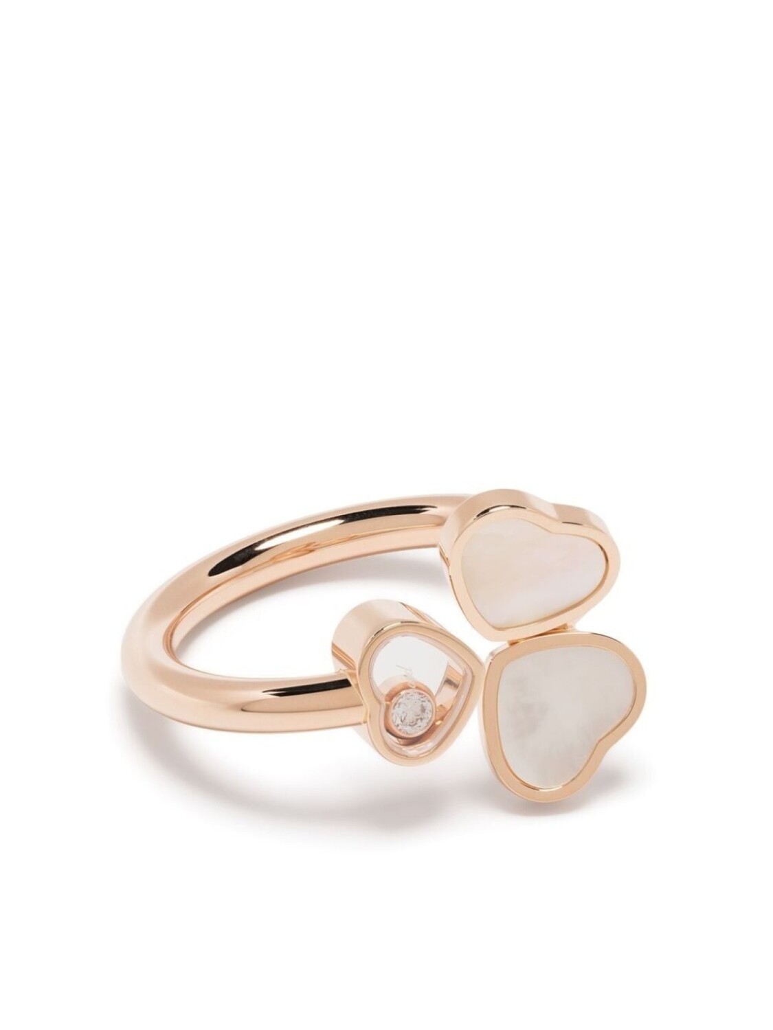 Кольцо Happy Hearts Wings из розового золота с бриллиантом и перламутром Chopard, розовый
Кольцо Happy Hearts Wings из розового золота с бриллиантом и перламутром Chopard, розовый