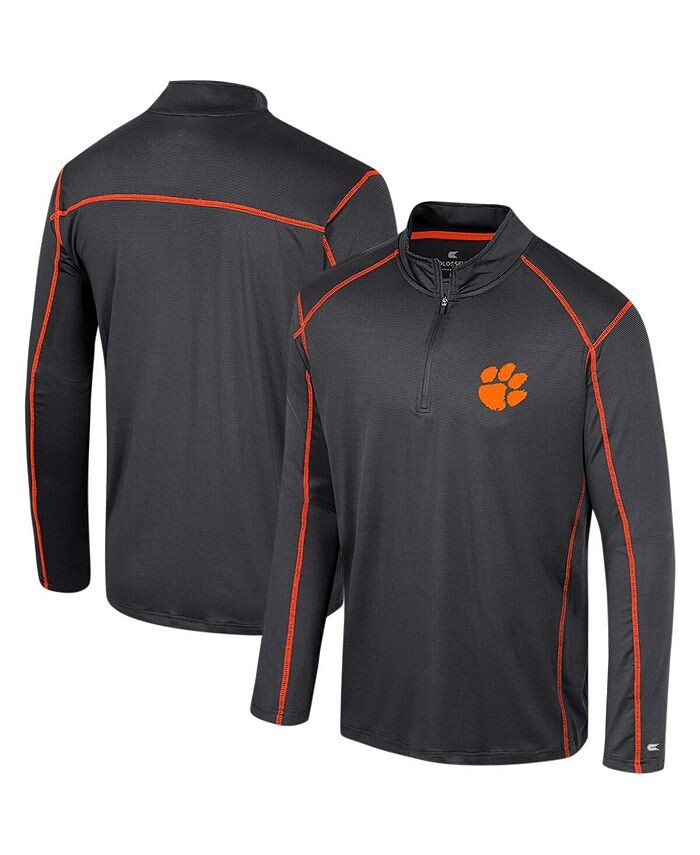 Мужская черная ветровка с молнией четверти Clemson Tigers Cameron Colosseum, черный
Мужская черная ветровка с молнией четверти Clemson Tigers Cameron Colosseum, черный