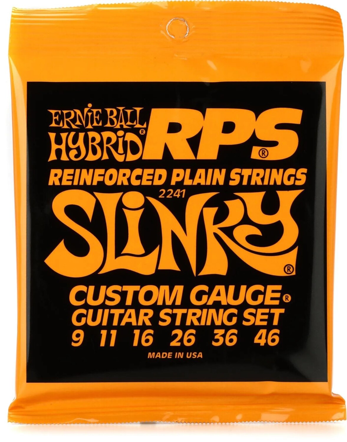 Струны для электрогитары Ernie Ball 2241 Hybrid Slinky RPS с никелевой обмоткой — .009-.046
Струны для электрогитары Ernie Ball 2241 Hybrid Slinky RPS с никелевой обмоткой — .009-.046