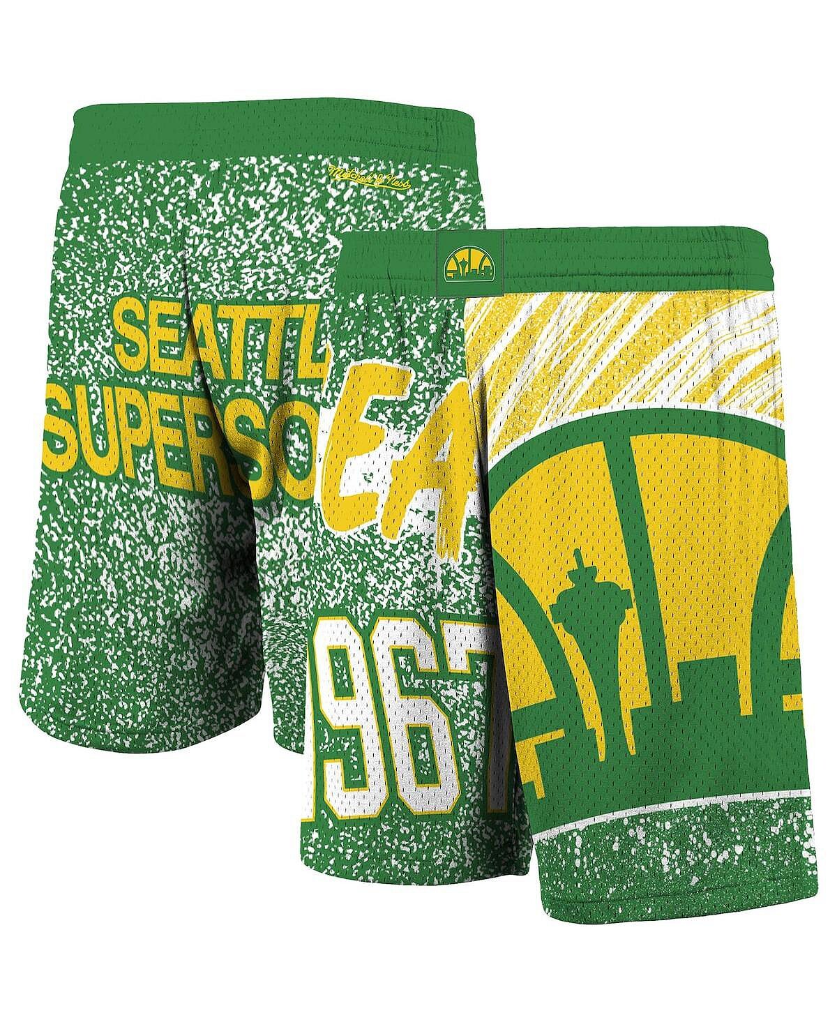 Мужские зеленые сублимированные шорты Seattle SuperSonics Hardwood Classics Jumbotron Mitchell & Ness
Мужские зеленые сублимированные шорты Seattle SuperSonics Hardwood Classics Jumbotron Mitchell & Ness